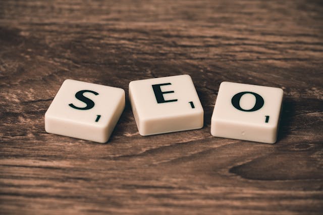 search engine optimisation SEO scrabble tiles